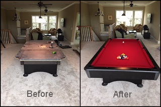 pool table refelting and pool table felt in cincinnati content