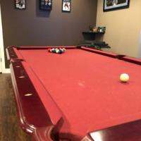 Beautiful 8' Cherry Pool Table