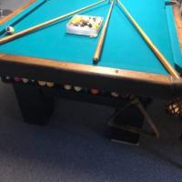 Antique Brunswick Balke Collender Co. Pool Table