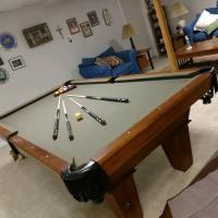 8' Foot Pool Table with Accessories