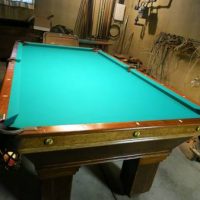 Antique Pool Table By National Billiard