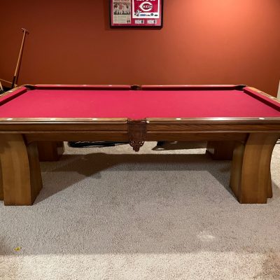 8' Peter Vitalie 3 Piece Slate includes balls and rack
